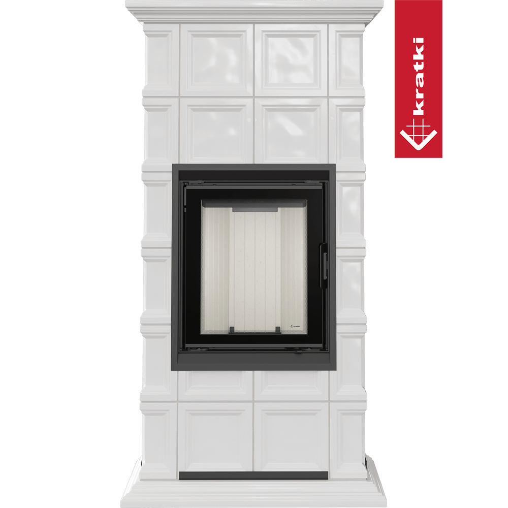 Kamineinsatz aus Stahl KRATKI NADIA MILANO 7 kW Ø 200