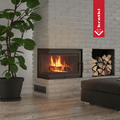 Kamineinsatz Gusseisen KRATKI SIMPLE links 8 kW Ø 150