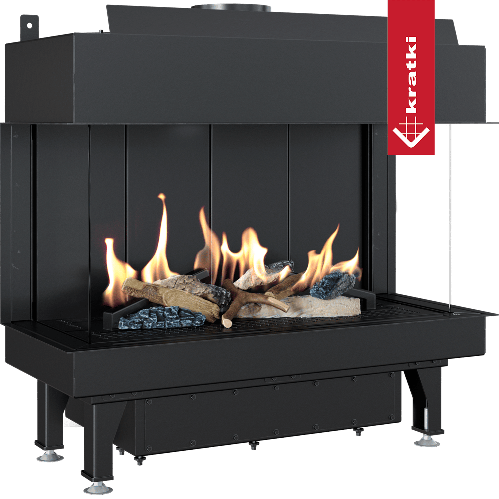 Gaskamin KRATKI LEO 70 dreiseitig Erdgas ?
 100/150 7,3 kW