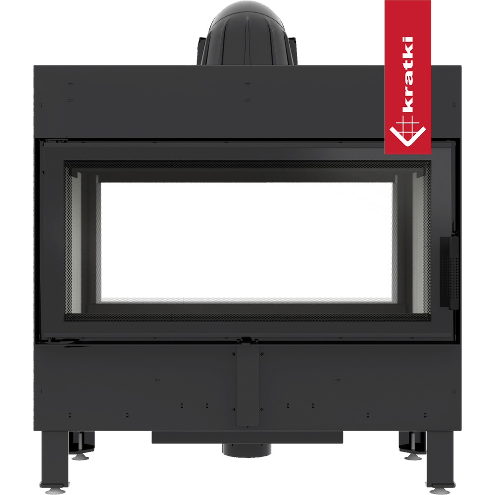 Kamineinsatz aus Stahl KRATKI LUCY TUNNEL 16 kW Ø 200