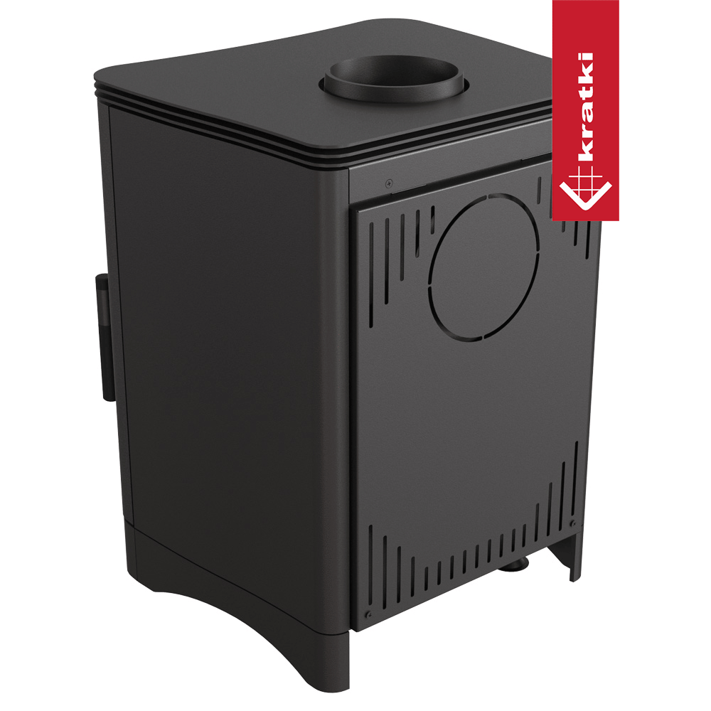 Gußeisen Kaminofen KRATKI K5 Ø 130 7 kW
