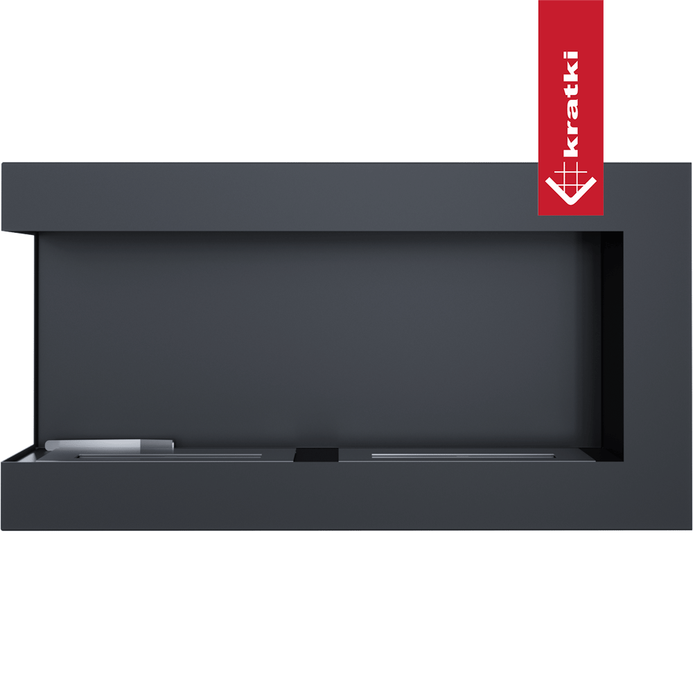 Wandkamin Bioethanol DELTA 900 TÜV links
