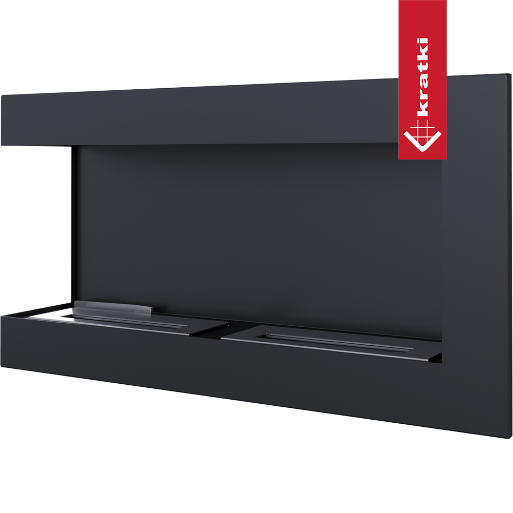 Wandkamin Bioethanol DELTA 900 TÜV links