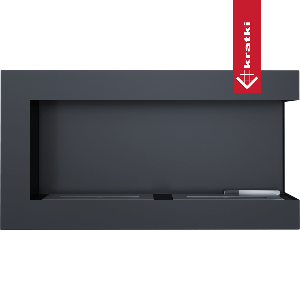 Wandkamin Bioethanol DELTA 900 TÜV rechts