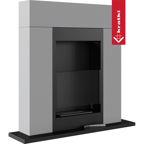 Freistehender Bioethanolkamin WHISKEY TÜV Granit