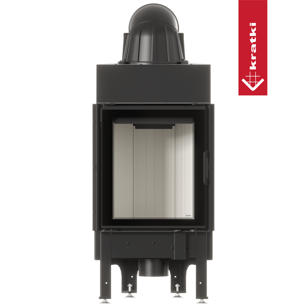 Kamineinsatz aus Stahl KRATKI NADIA 8 kW Ø 200