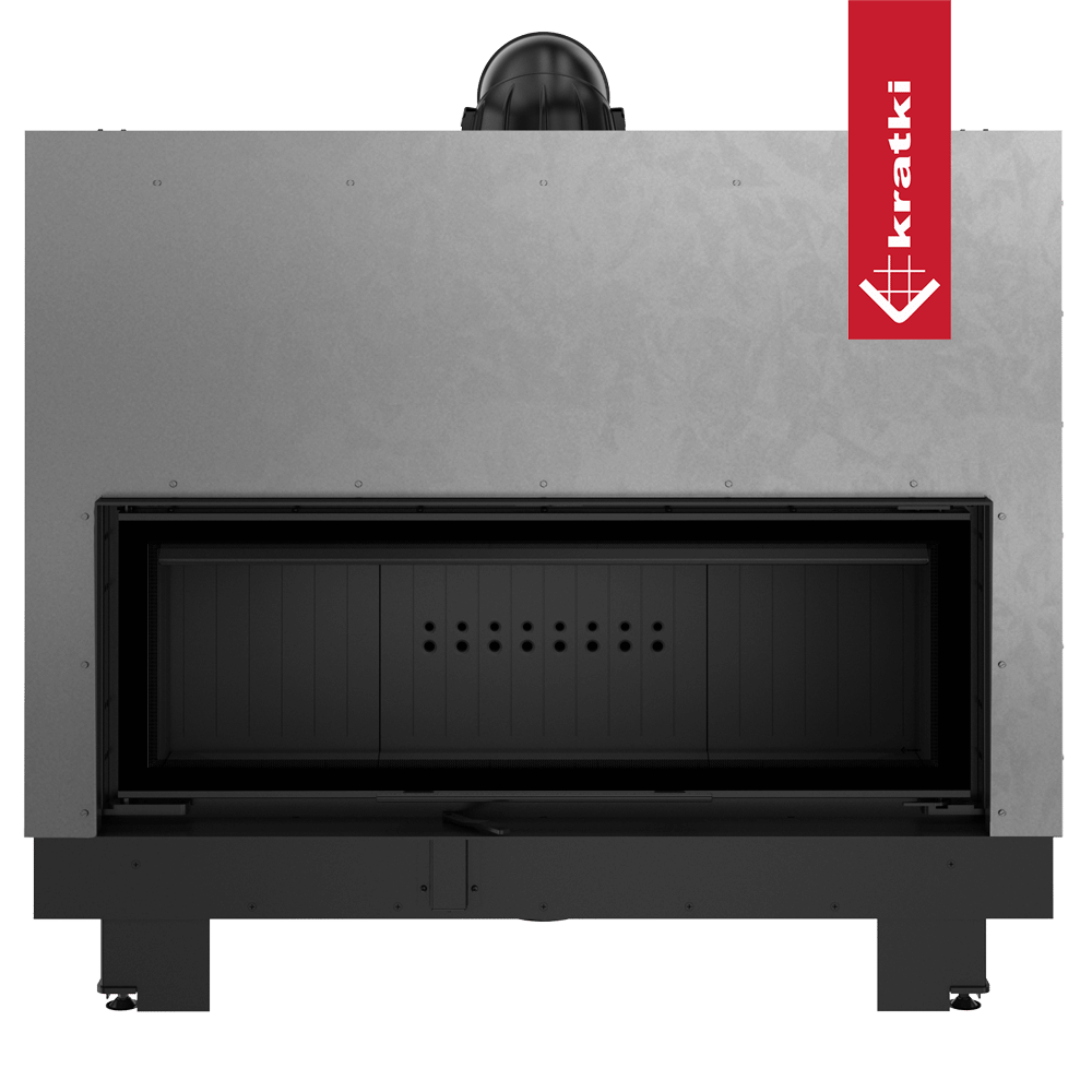Stahlkamineinsatz MB120 mit Hebesystem