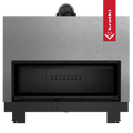 Stahlkamineinsatz MB120 mit Hebesystem