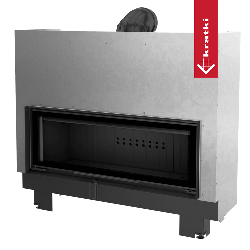 Stahlkamineinsatz MB120 mit Hebesystem