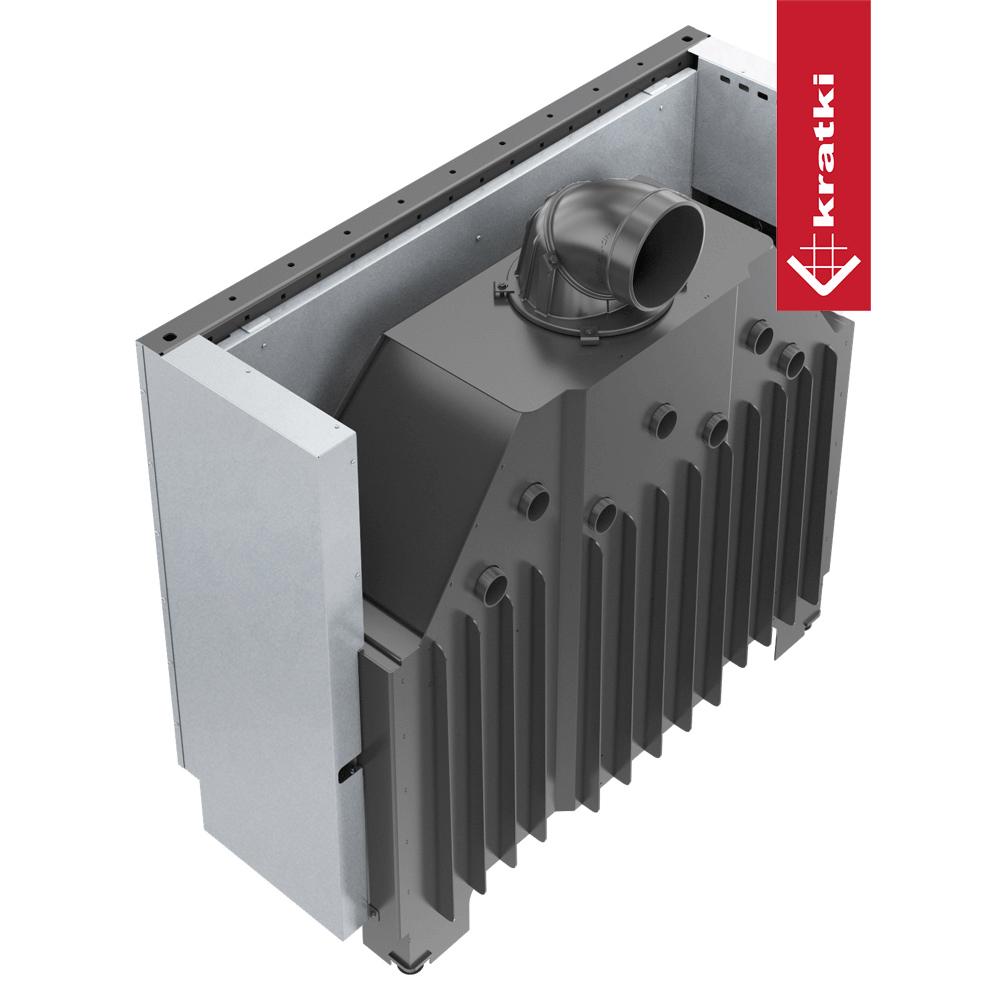 Stahlkamineinsatz MB120 mit Hebesystem