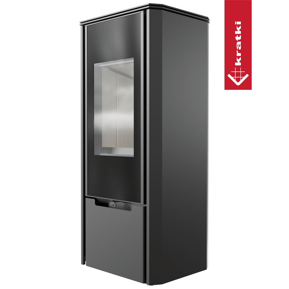 Kaminofen aus Stahl KRATKI ENYO Ø 150 8 kW