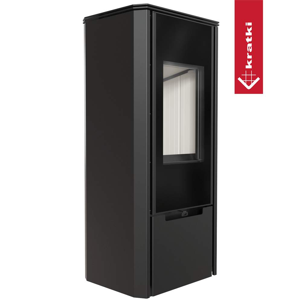 Kaminofen aus Stahl KRATKI ENYO Ø 150 8 kW