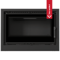 Kamin-Kassette KRATKI ARKE 80 12 kW Ø 200 schwarz Verkleidung