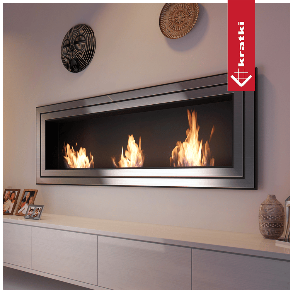 Wandkamin Bioethanol JULIET 1800 TÜV