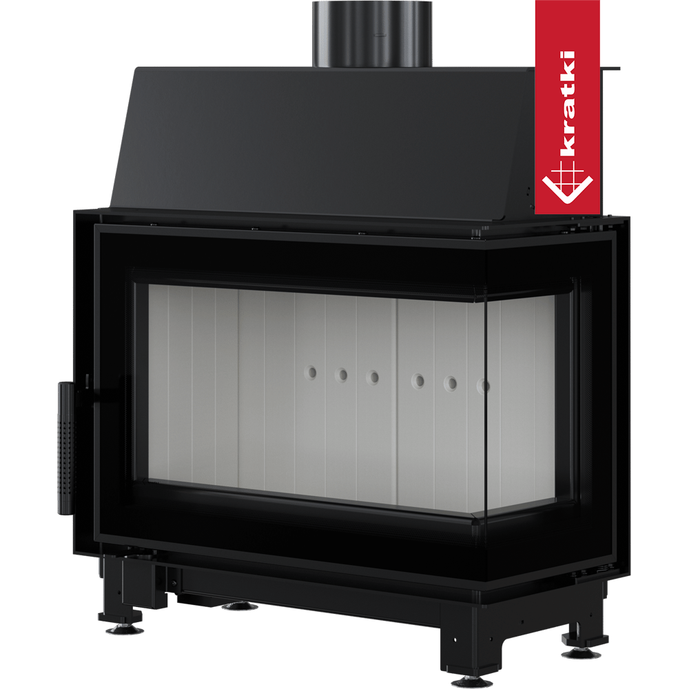 Rechter Stahl-Luftkamin KRATKI SIMPLE 6 kW 150