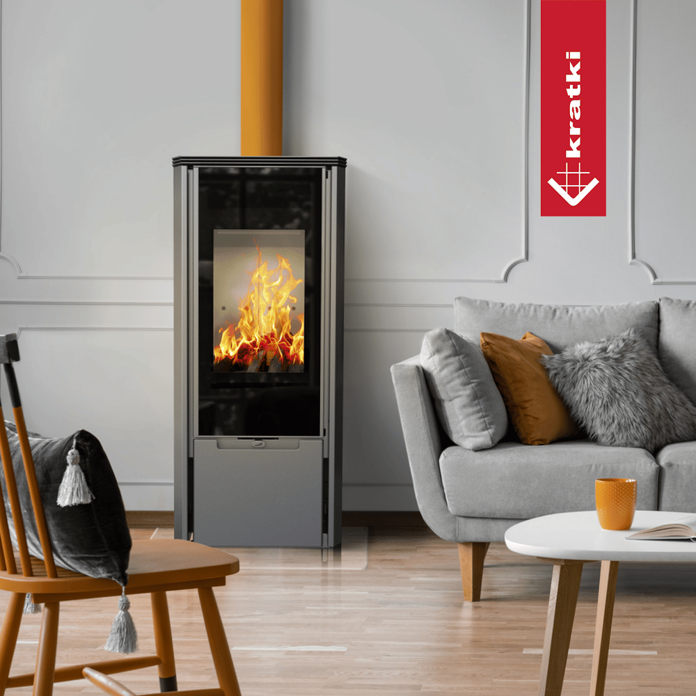 Kaminofen auf Propan-butan KRATKI AB ENYO Ø 100/150 4 kW