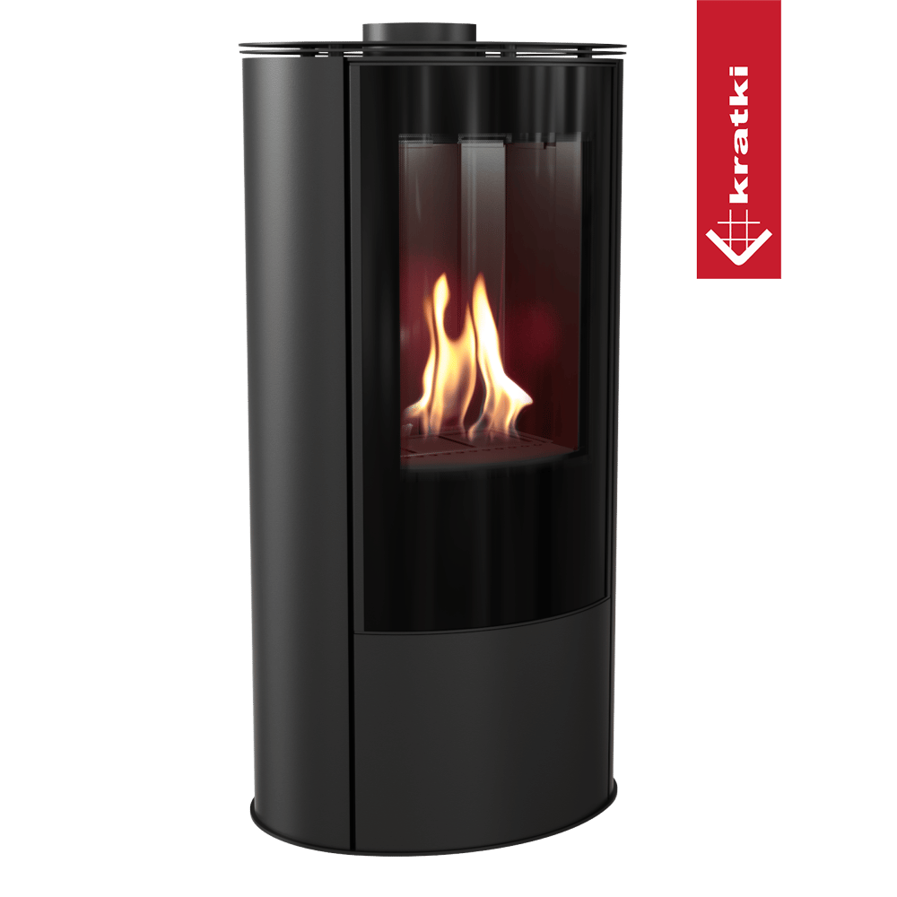 Kaminofen mit Erdgas-Betrieb KRATKI AB ENYO Ø 100/150 4,1 kW