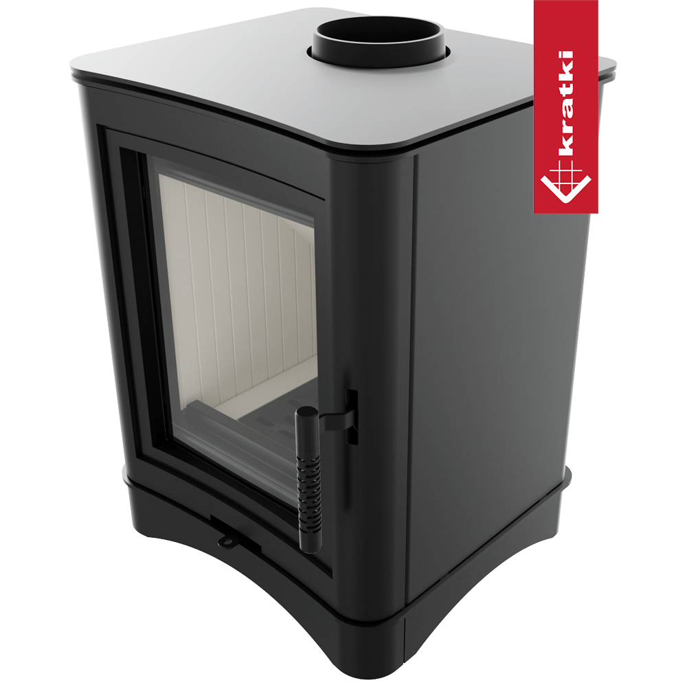 Kaminofen aus Stahl KRATKI K5 Ø 150 7 kW