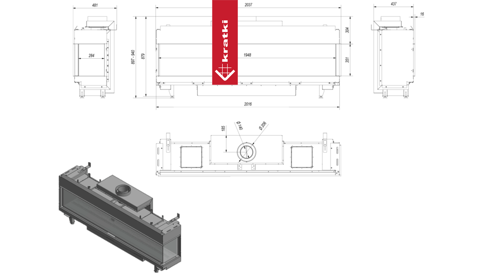 Gaskamin KRATKI LEO 200 rechts Erdgas ?
 130/200 15 kW