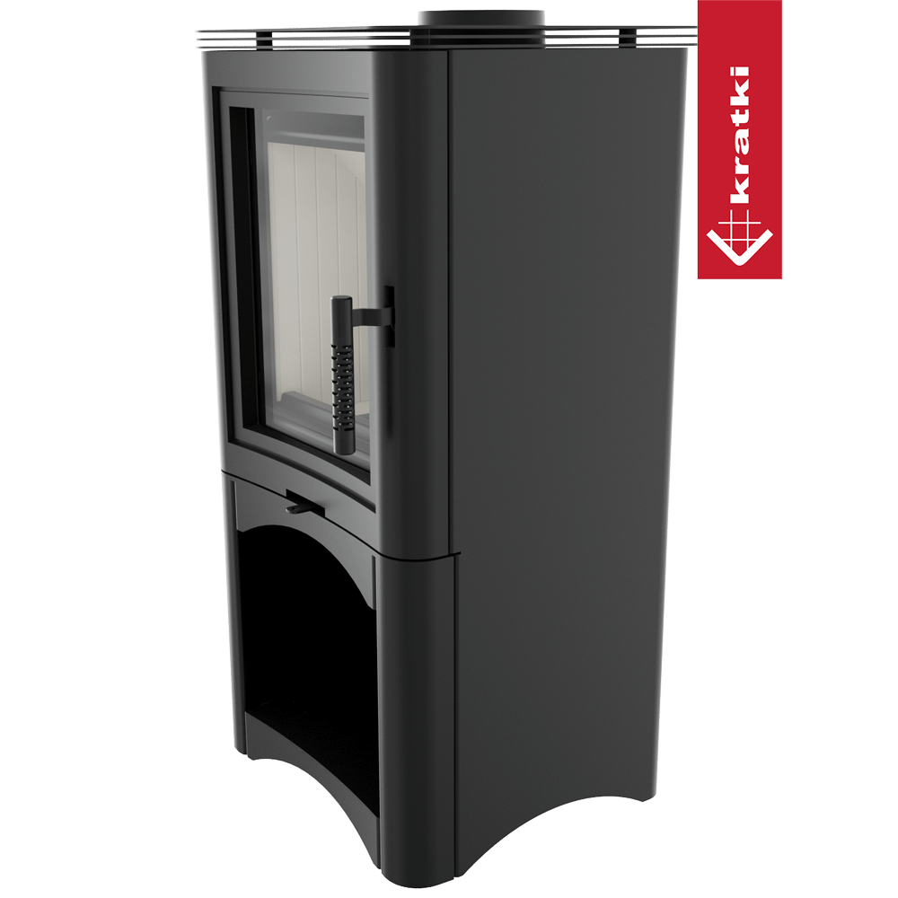 Kaminofen aus Stahl KRATKI K5 Ø 150 7 kW